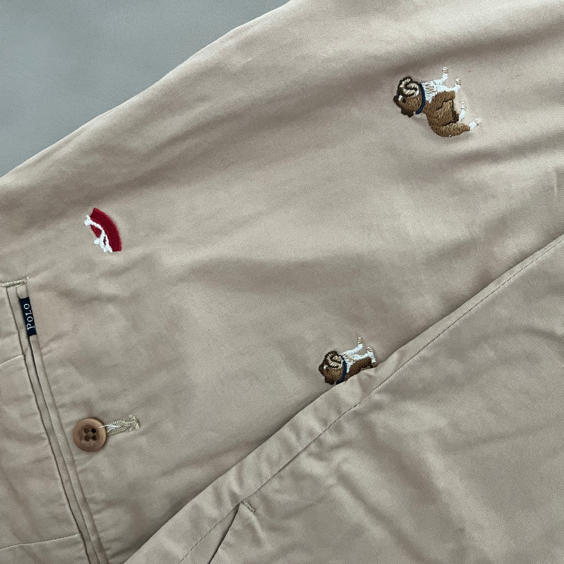 폴로랄프로렌 불독자수 반바지 상품이미지1