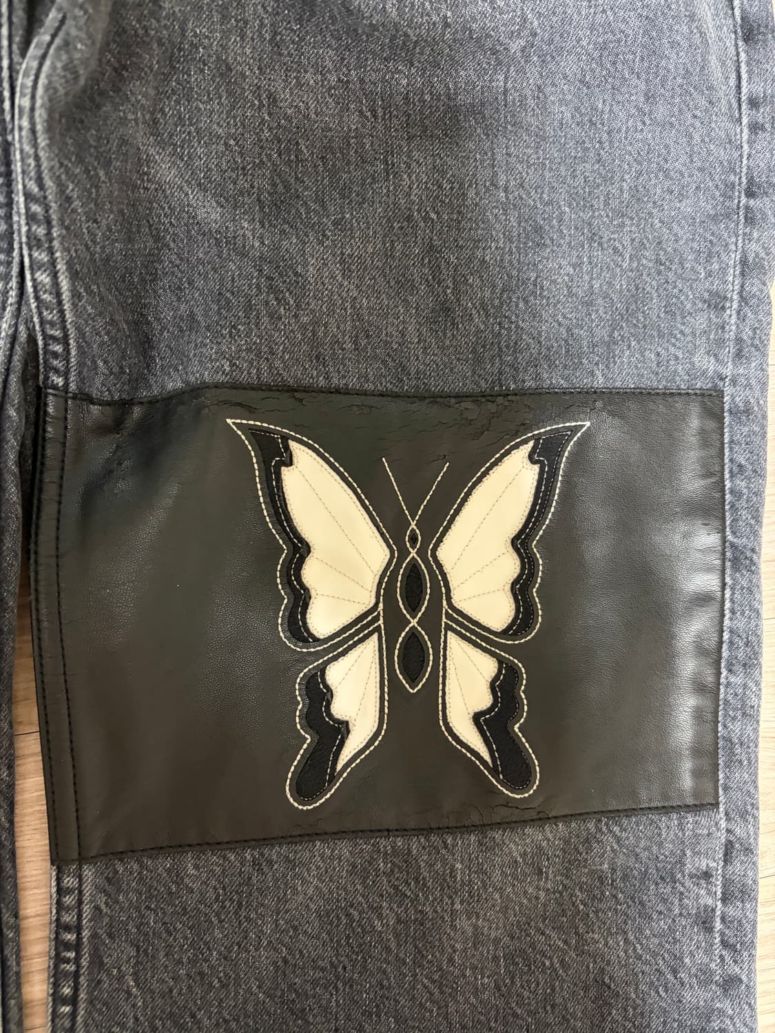 29) 아워레가시 써드컷 슈메틀링 패치 데님 상품이미지7