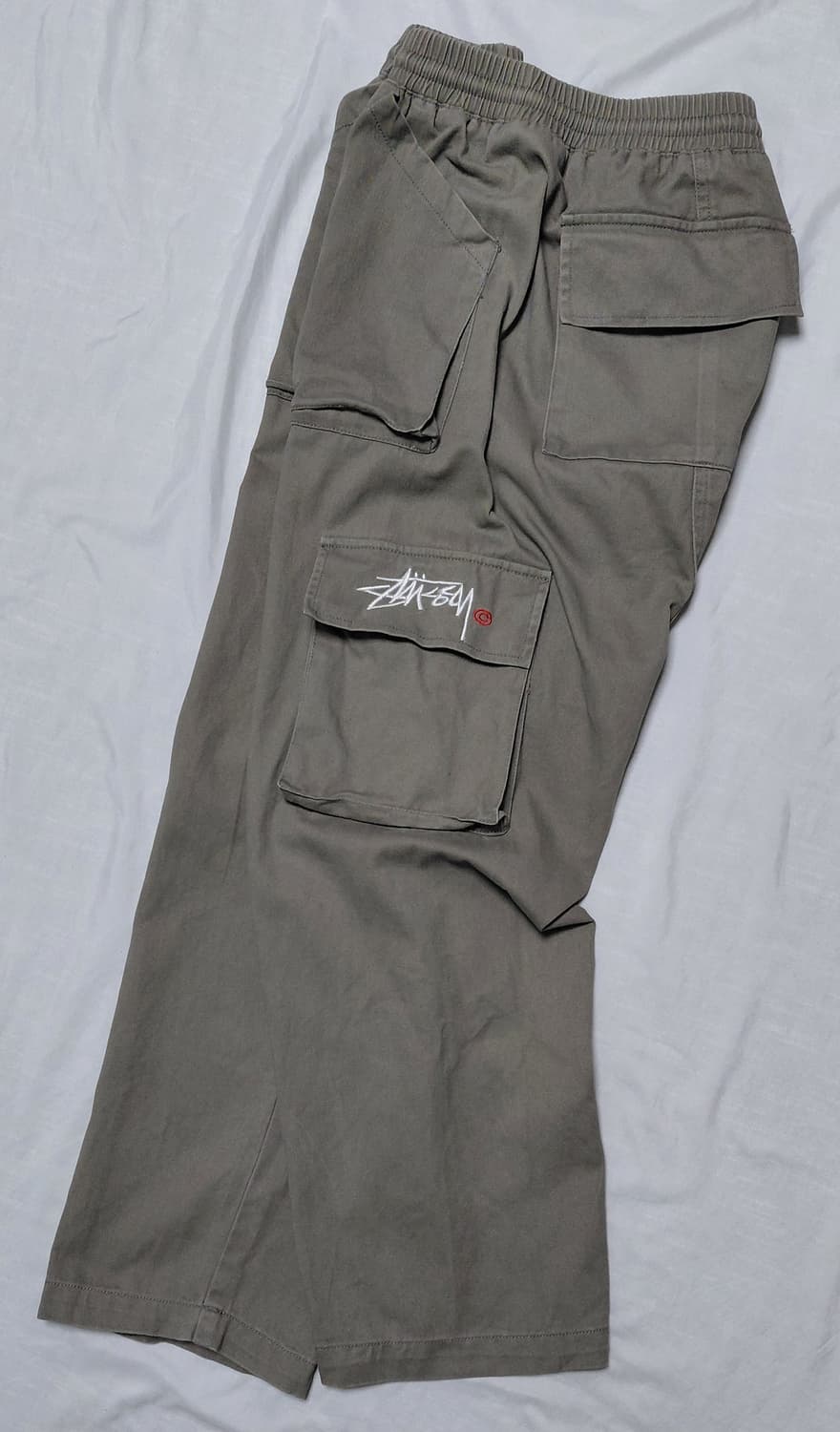 [XL] 스투시 스탁 로고 이지 카고 팬츠 차콜 상품이미지1
