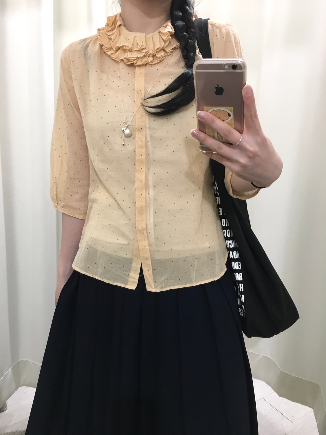 margaret howell dot blouse 상품이미지3