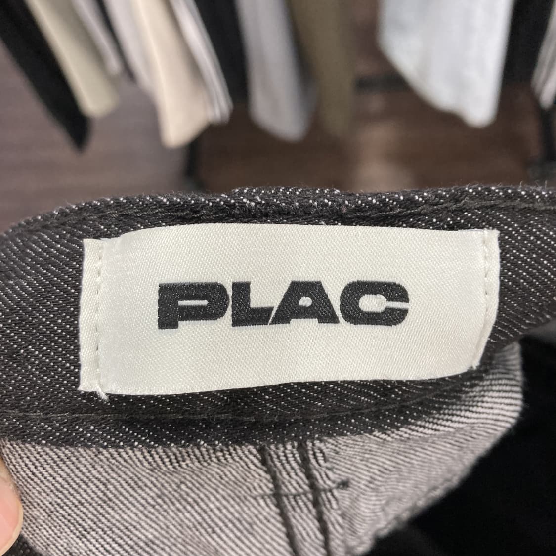 PLAC 남성 블랙진 2024 일자핏 29  상품이미지4