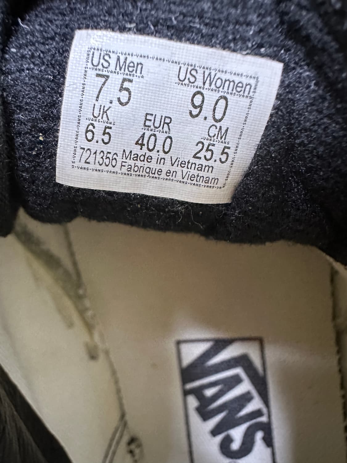 반스 올드스쿨 올검 올블랙 255 상품이미지7