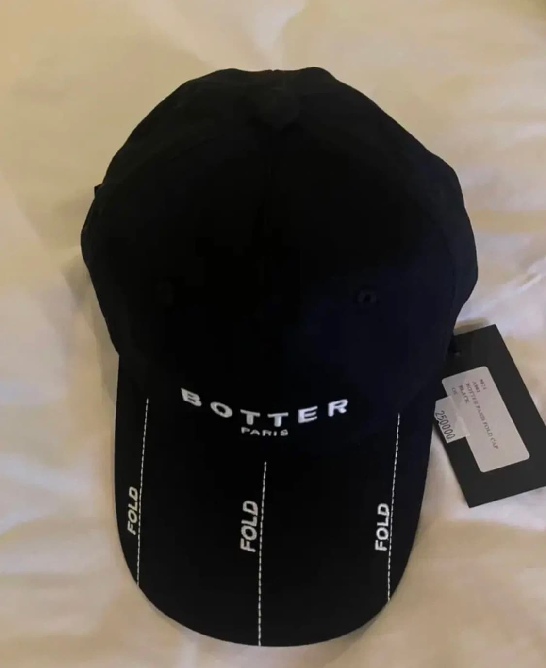 🧢 보터 파리(BOTTER) 폴딩 캡 / 블랙 상품이미지2