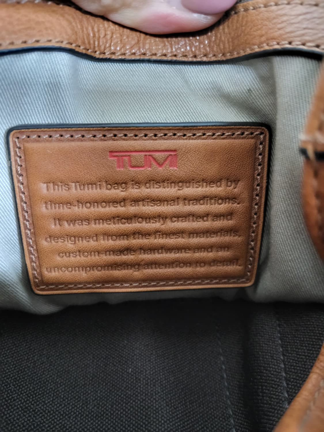 투미 백팩 정품 천연소가죽 상품이미지9