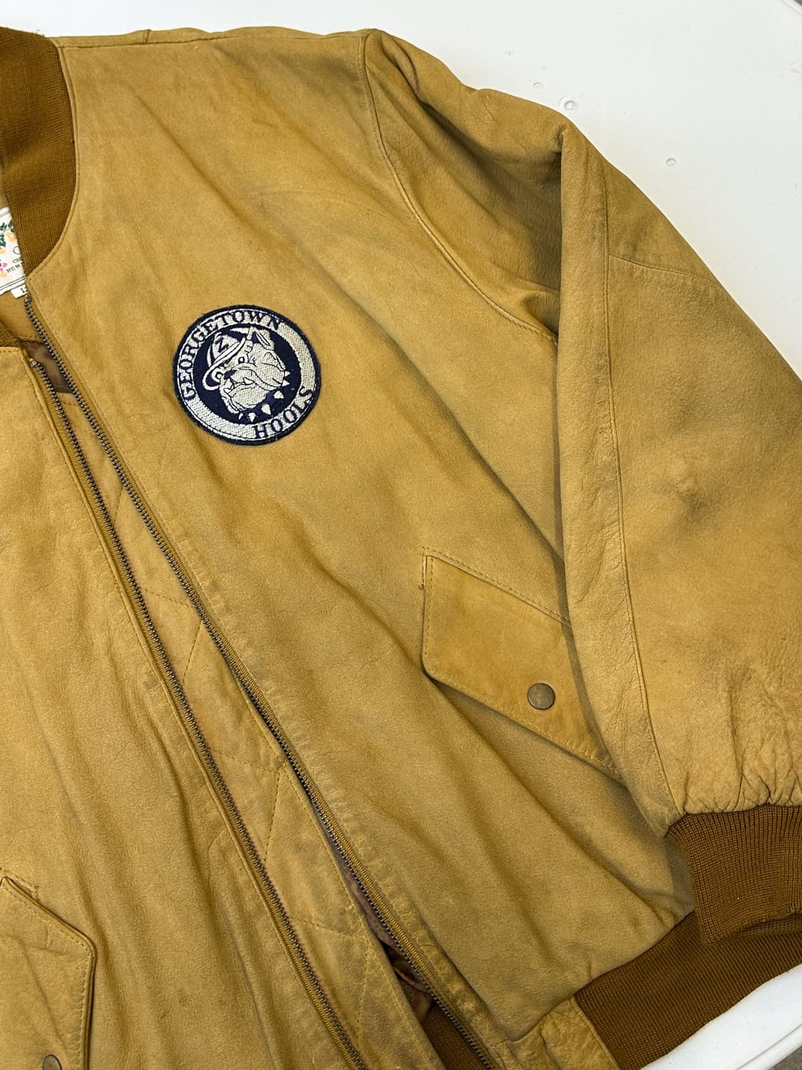 오메가 조지타운 훌스 스웨이드 봄버 상품이미지4