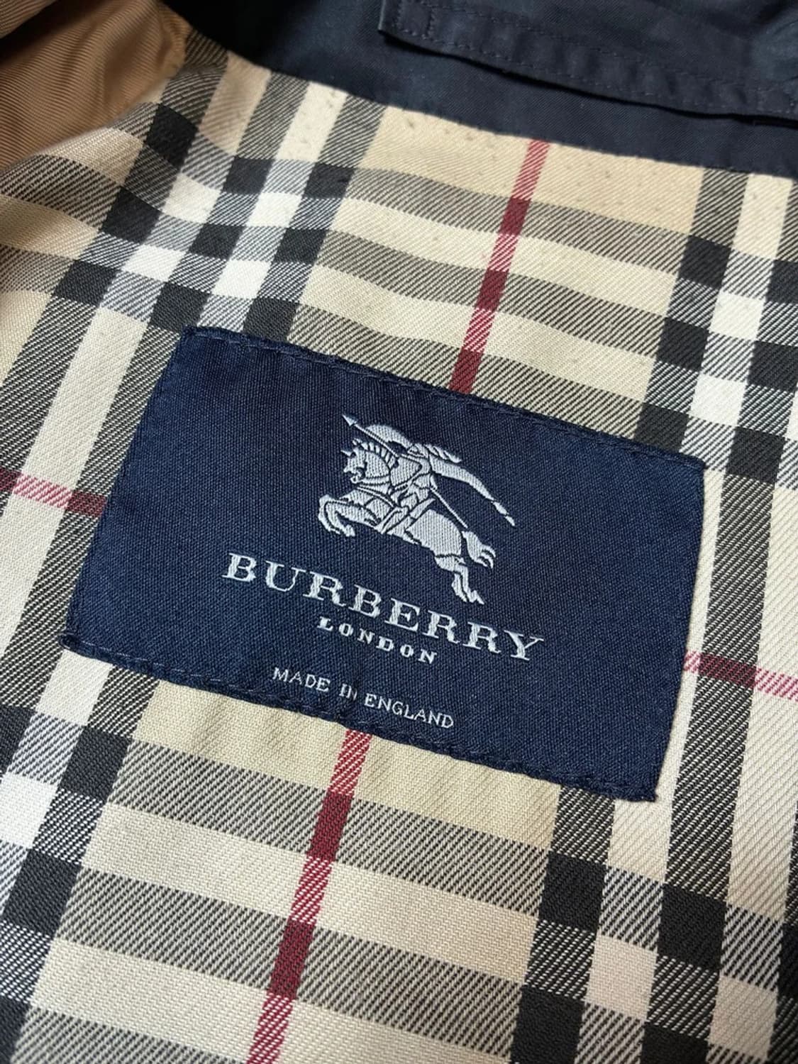 버버리 90s 오리지널 노바 체크 트렌치 코트 PN8944 상품이미지8