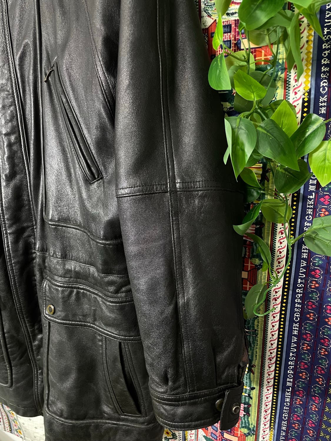 빈티지 레더 카코트 상품이미지6