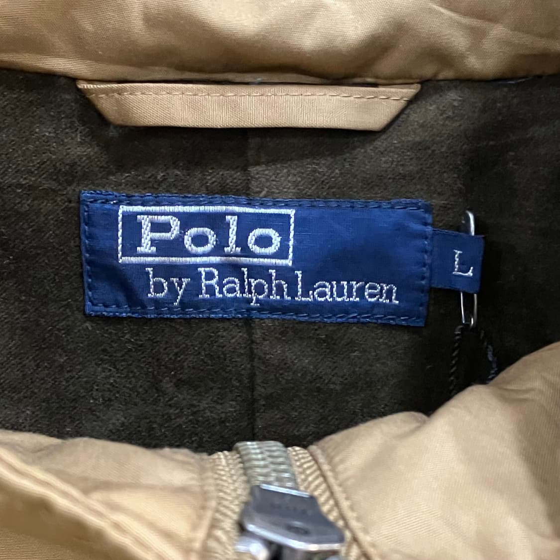 폴로 랄프로렌 베이지 점퍼 L 상품이미지2