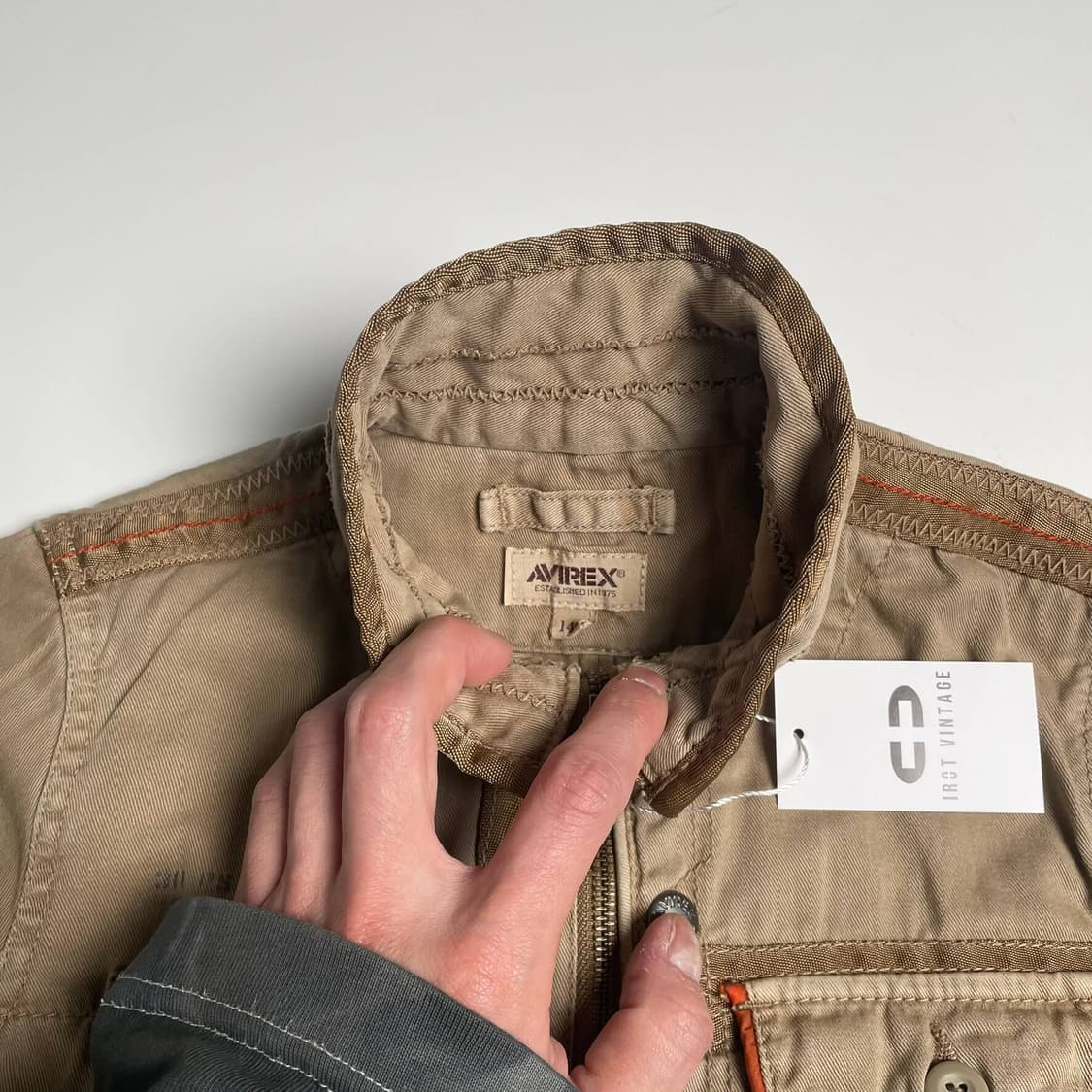 Avirex 밀리터리 집업 셔츠   상품이미지3