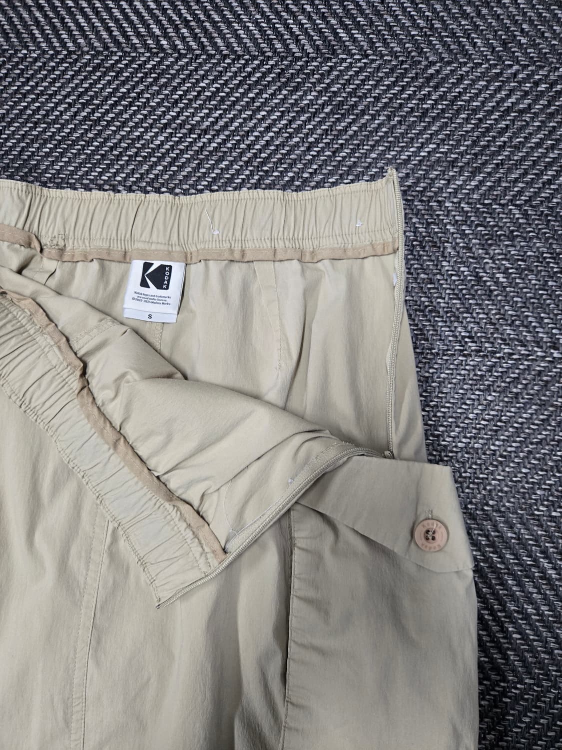 코닥 포토그래퍼 스커트 베이지 밴딩치마 상품이미지7