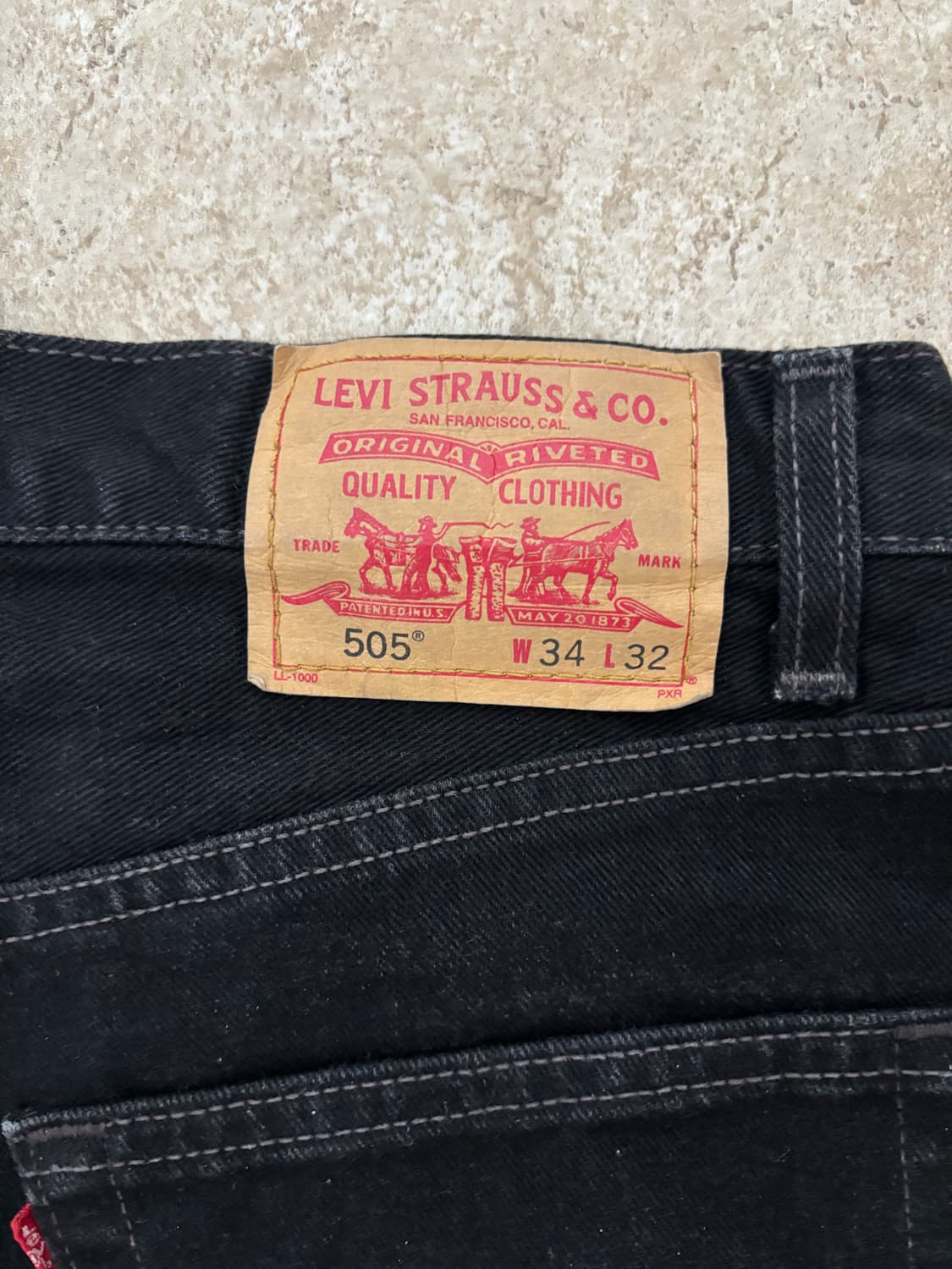 리바이스 흑청 34(505) 상품이미지3