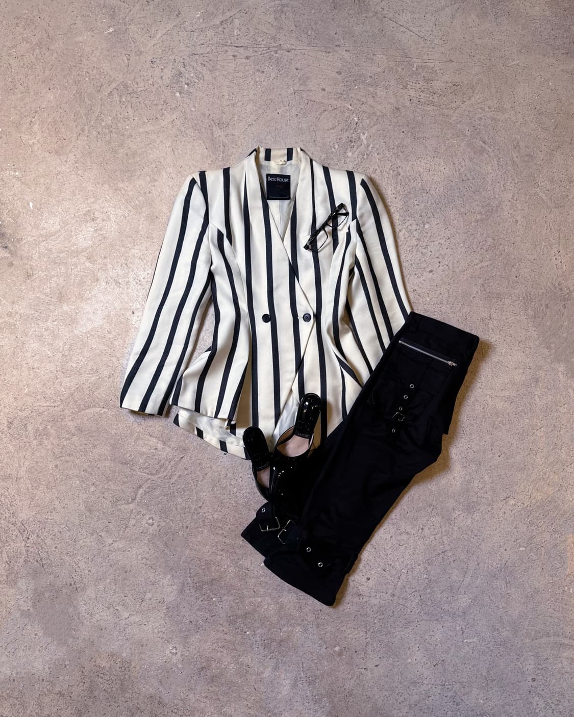 90s 스트라이프 자켓 상품이미지2