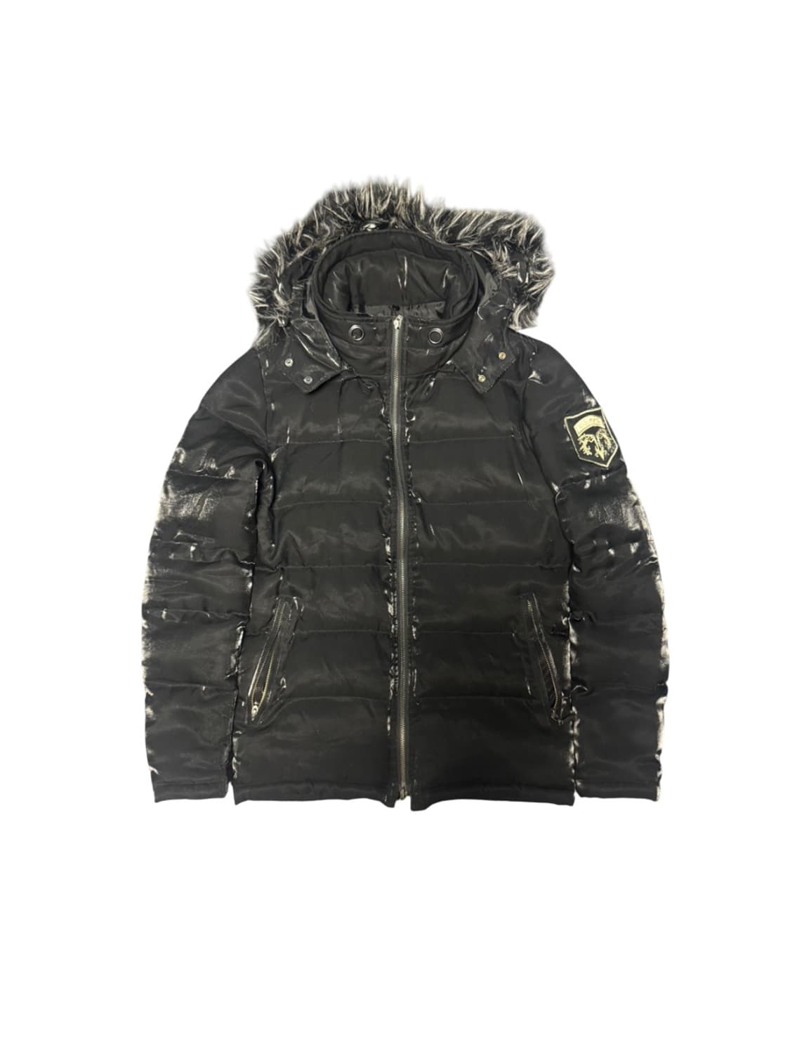 Midas Down Jacket Double Zip Glossy Blac 상품이미지1