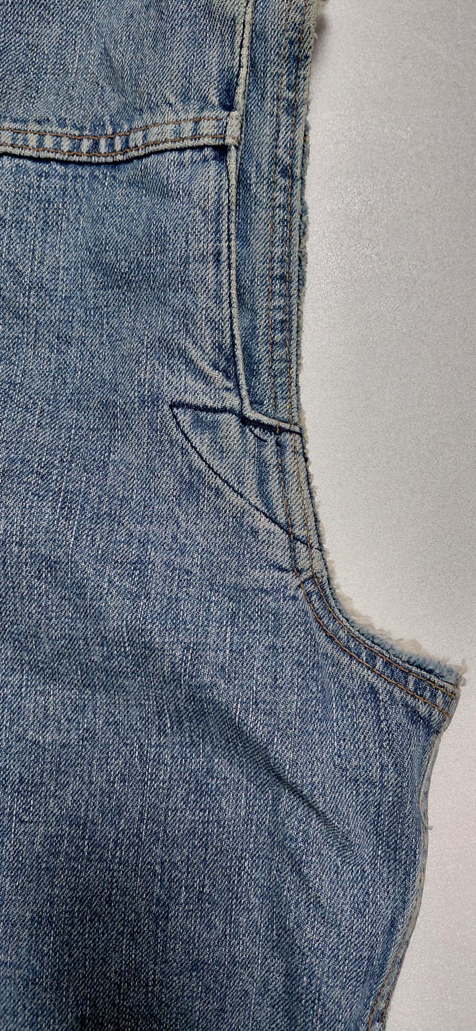 랭글러 2세대 트러커 데님 베스트 빈티지 M 상품이미지9