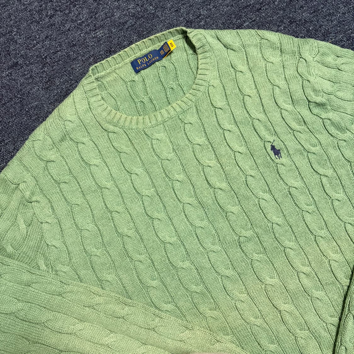 폴로 랄프로렌 꽈배기 니트 상품이미지3