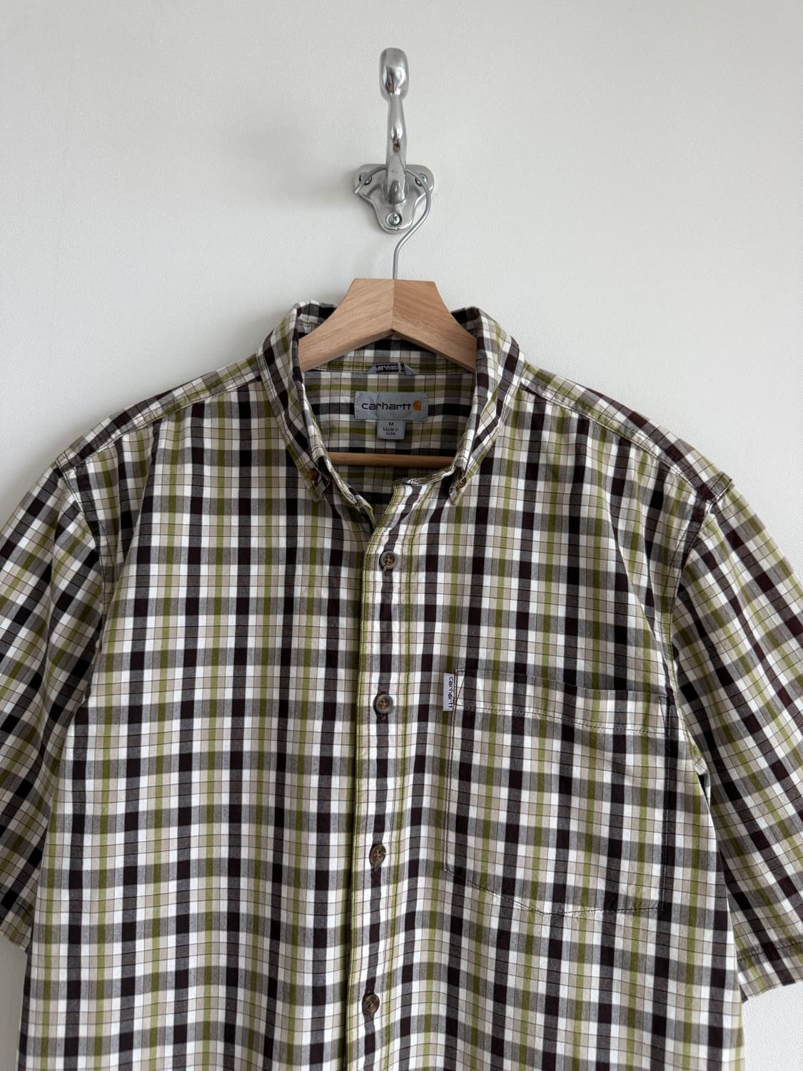 칼하트(Carhartt) 체크 반팔 셔츠 상품이미지2
