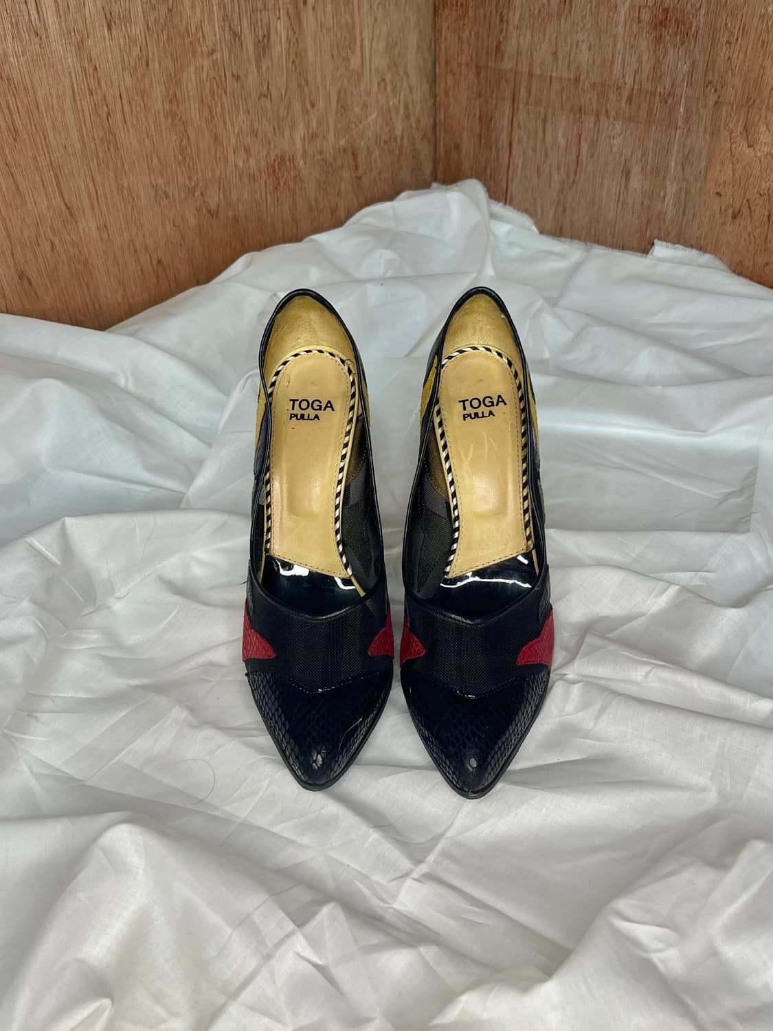 토가 풀라 멀티 패널 메쉬 펌프스 상품이미지3