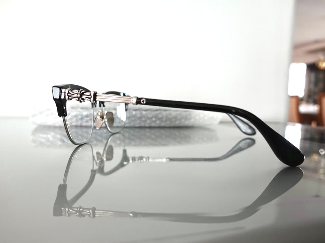 크롬하츠 보넨노이슈어2 블랙/브러쉬드실버 안경 상품이미지4