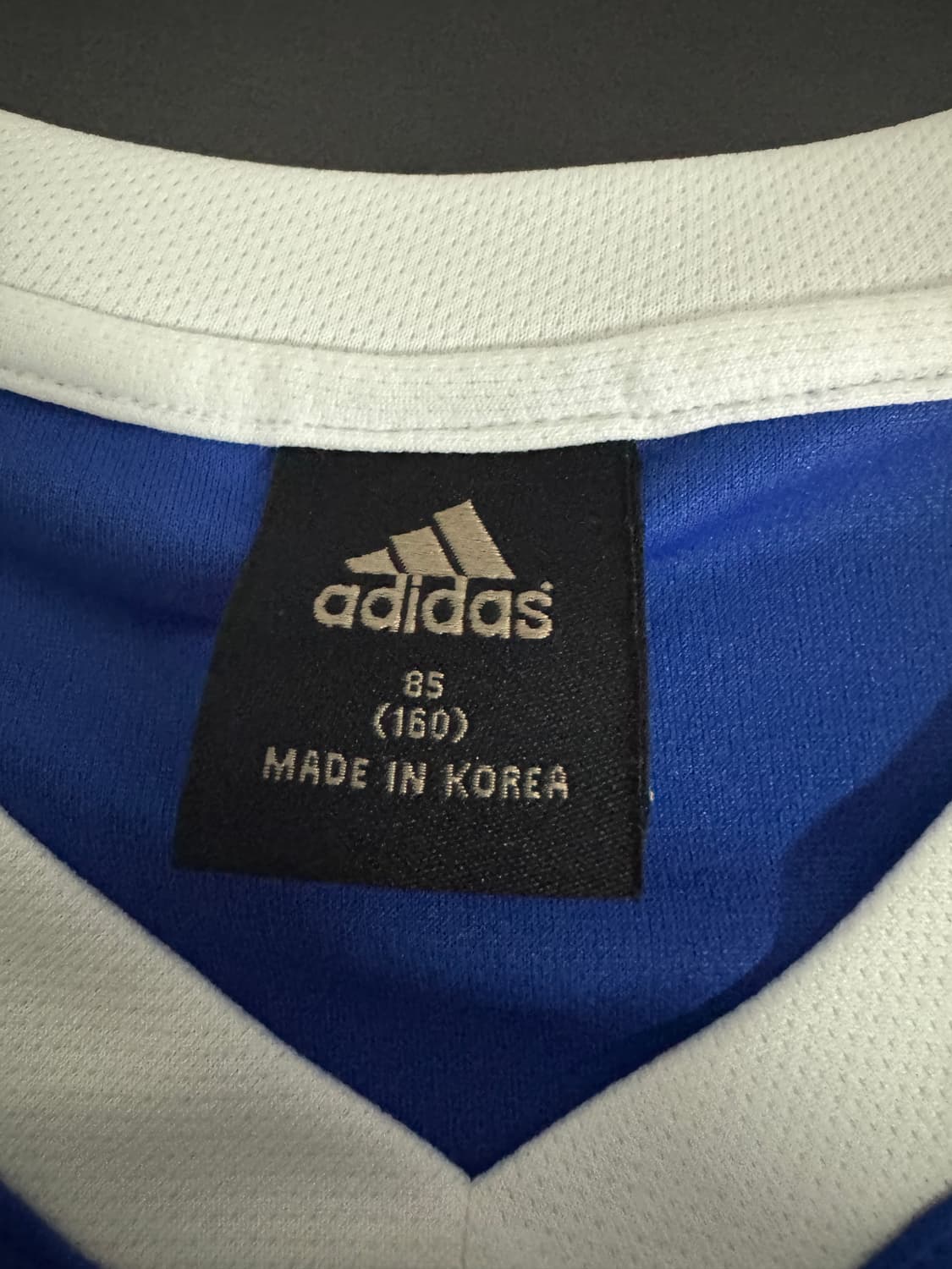 공용 아디다스 올드스쿨 귀여운 삼선 트랙 반팔 티셔츠 상품이미지3