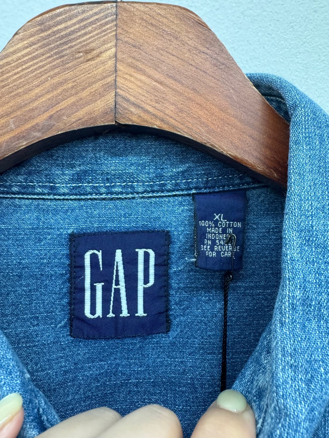 GAP 데님 반팔 셔츠 상품이미지3