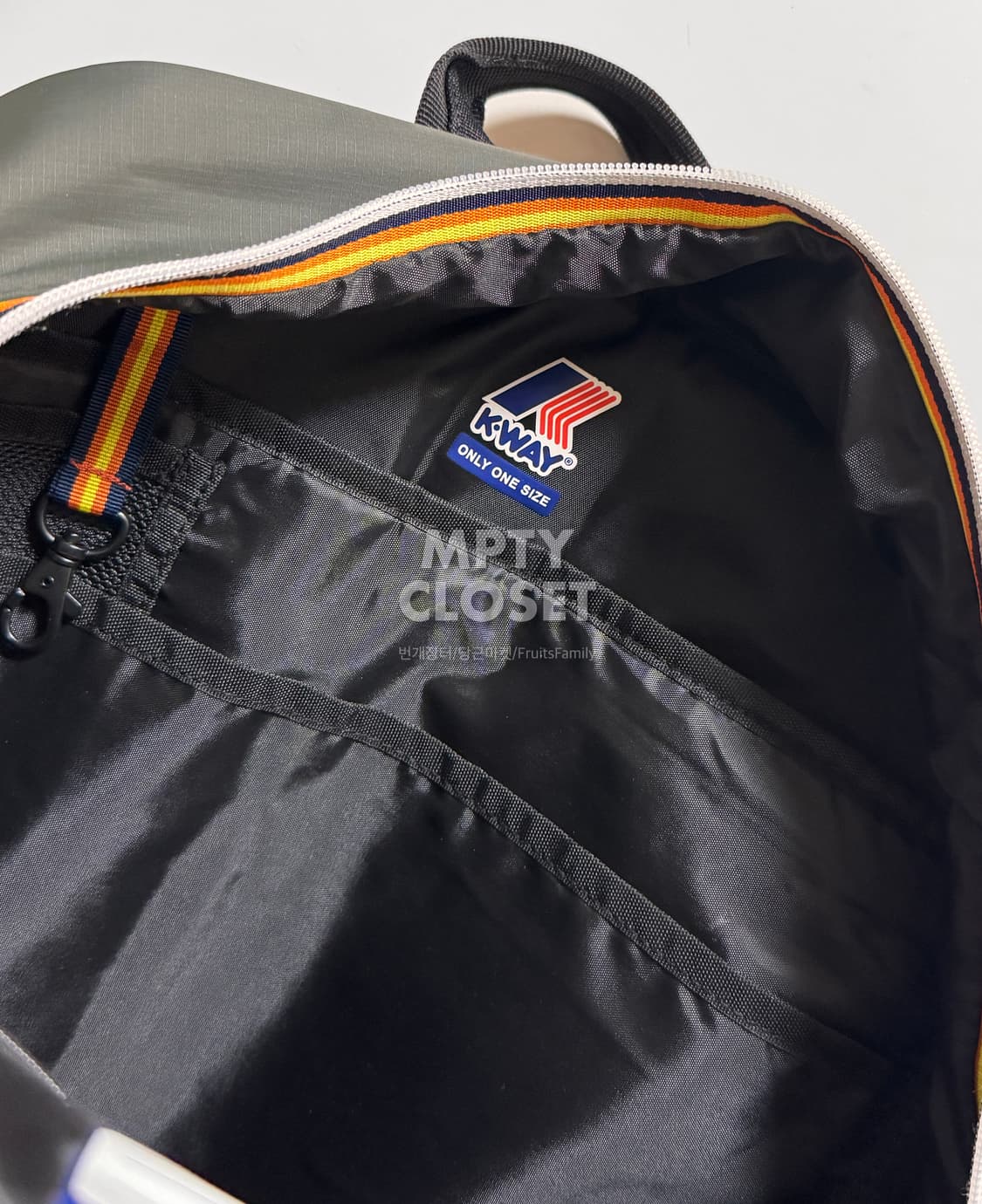 까웨 K-Way 앰버트 멀티포켓 백팩 카키 상품이미지9