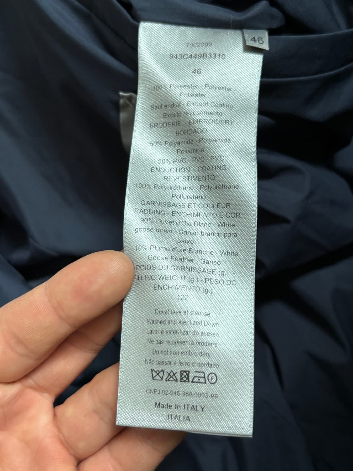 Dior 크리스찬 디올 옴므 다운 패딩 상품이미지7