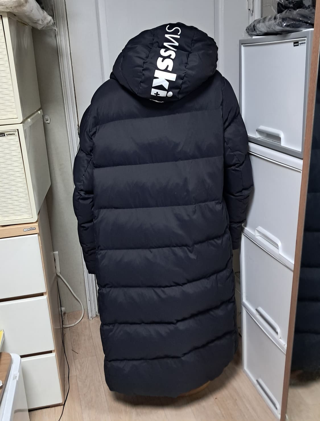 데상트 아우디 롱패딩 덕다운 100 상품이미지3