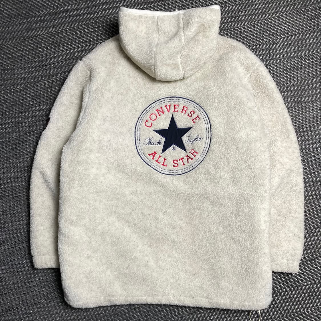 컨버스 척테일러 빅로고 쉐르파 플리스 후드 점퍼y 5117 상품이미지2