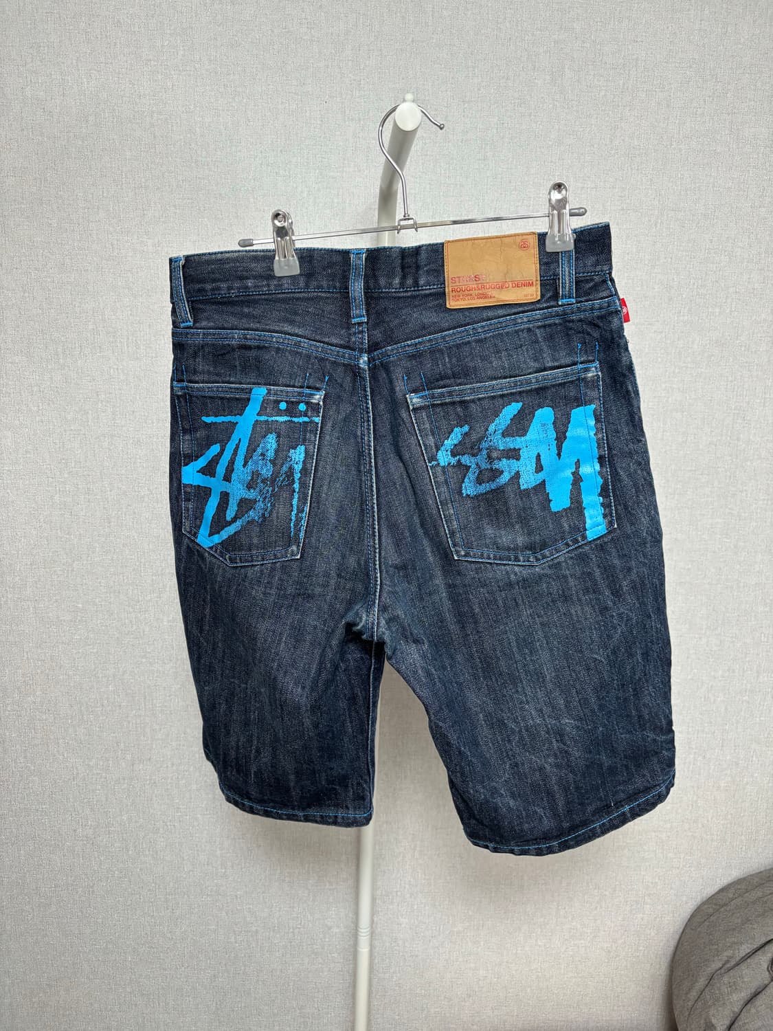 빈티지 스투시 Stüssy PDW 러프앤러기드 데님 반바지 상품이미지1