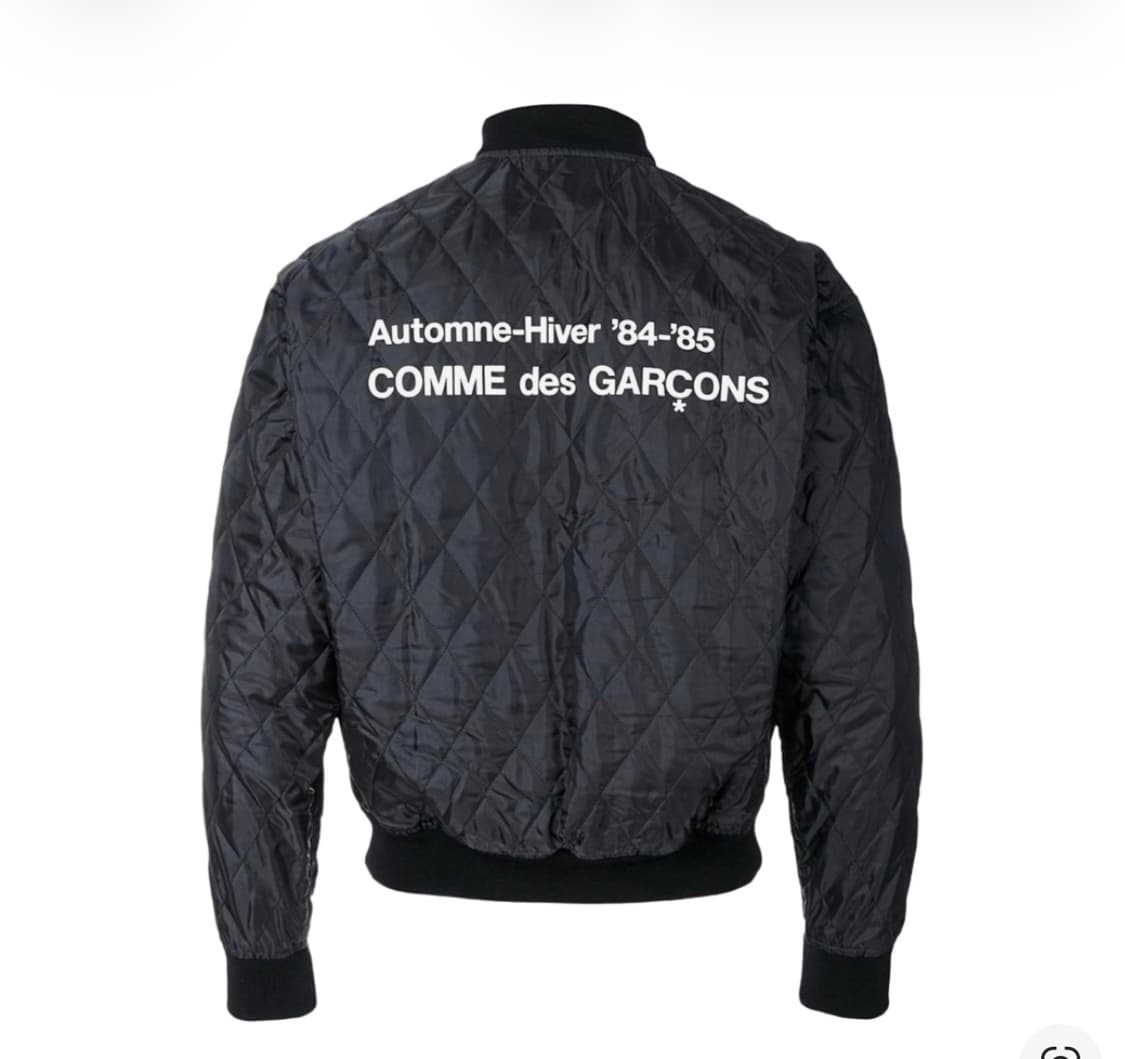 [XL] 꼼데가르송 CDG 퀄티드 블루종 자켓 상품이미지1