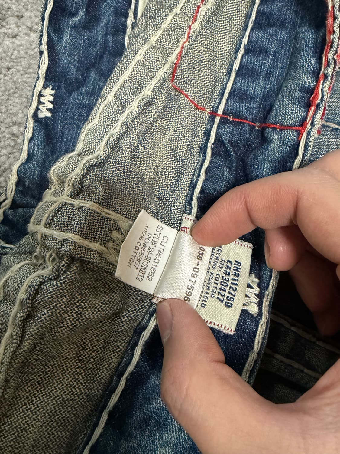 트루릴리전 빈티지 부츠컷 32/33 사이즈 상품이미지8