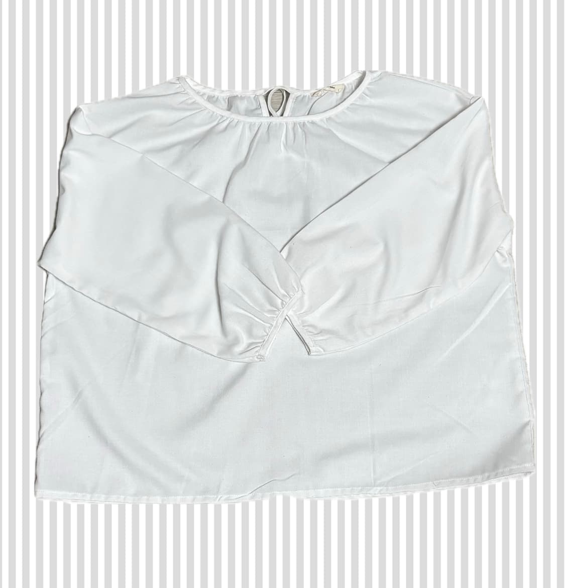 빈티지 화이트 블라우스 상품이미지1