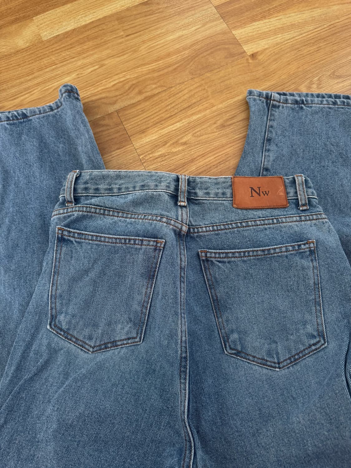 낫띵리튼 스트레이트 데님 S 상품이미지3