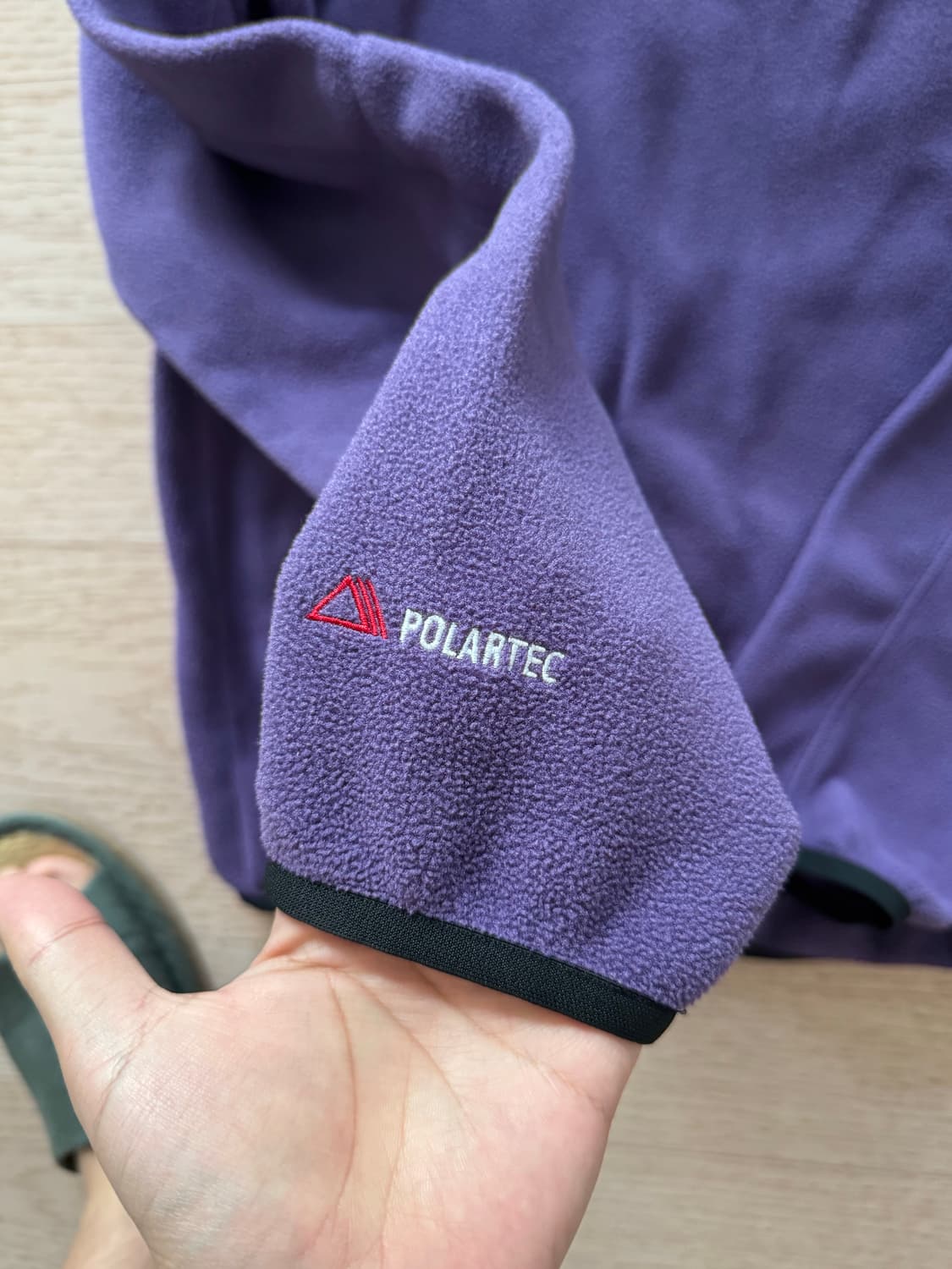 L) 팔라스 폴라텍 1/4 집업 퍼플 상품이미지3