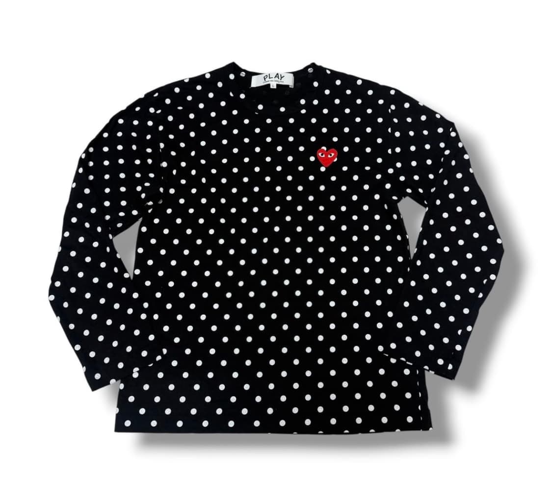 꼼데가르송 도트 롱슬리브 상품이미지1