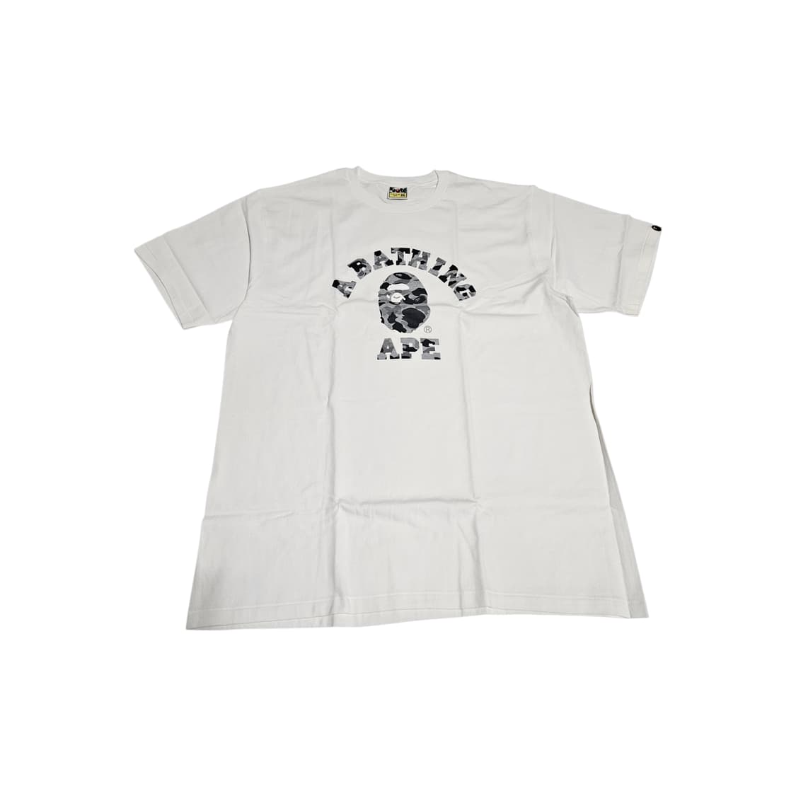 베이프 헤더 그레이 카모 컬리지 티셔츠[XXL] 상품이미지1