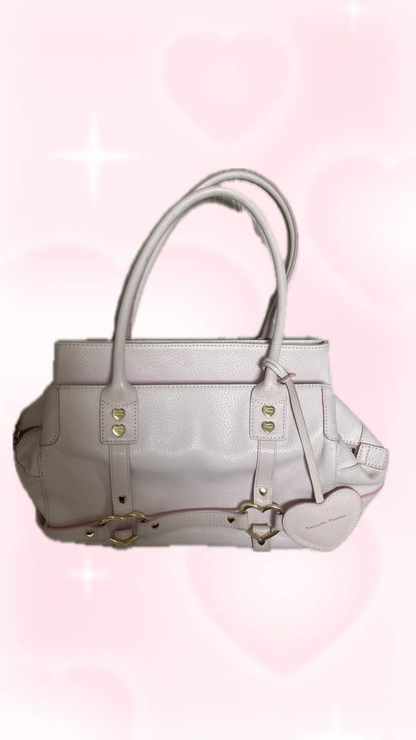 사만다타바사 딸기우유 핑크 하트 체인백 상품이미지1