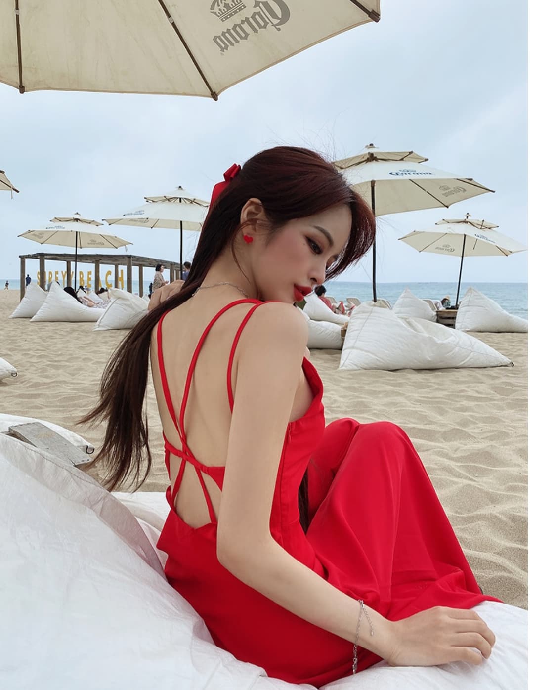 블랙 맥엑스 롱원피스 상품이미지4
