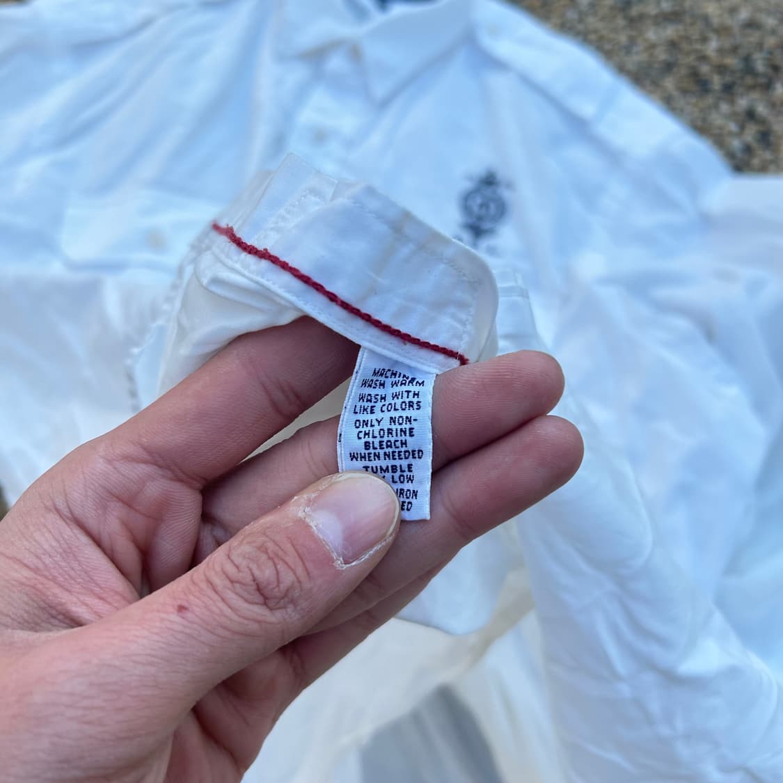 폴로 랄프로렌(polo ralph lauren) P.R.L 화이트 셔츠 상품이미지6