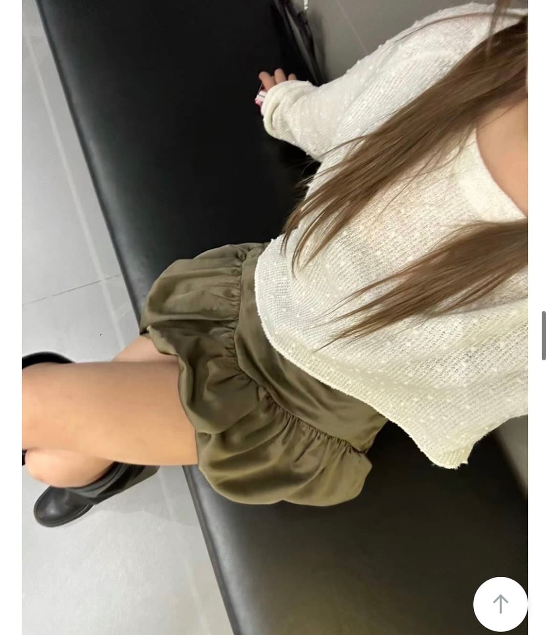 펌킨 스커트 카키  상품이미지3