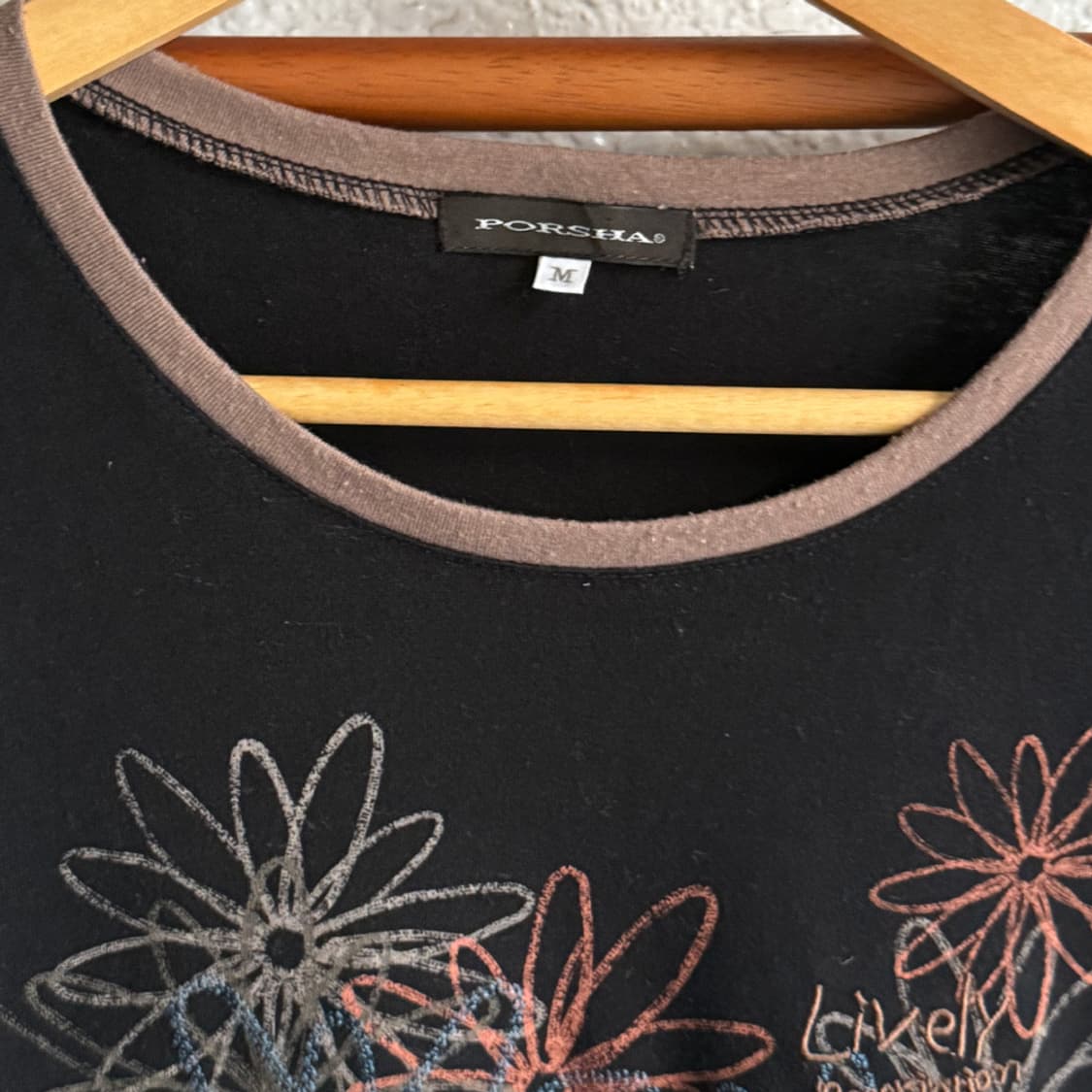 나뭇잎 책갈피 티셔츠 상품이미지2