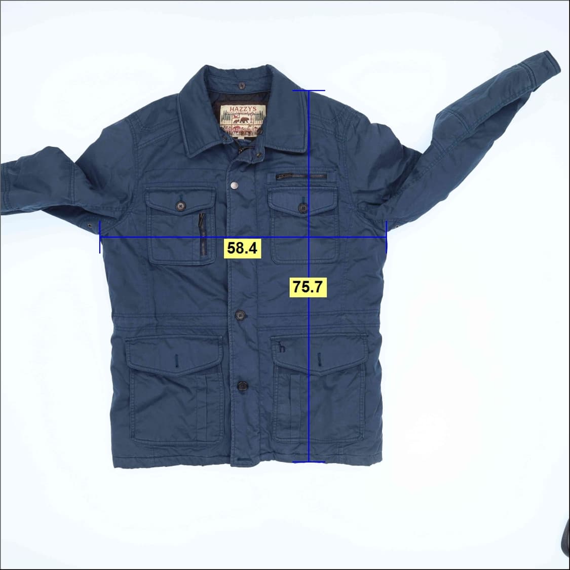 105 헤지스 사파리 퀄팅 자켓 점퍼 0206M 상품이미지6