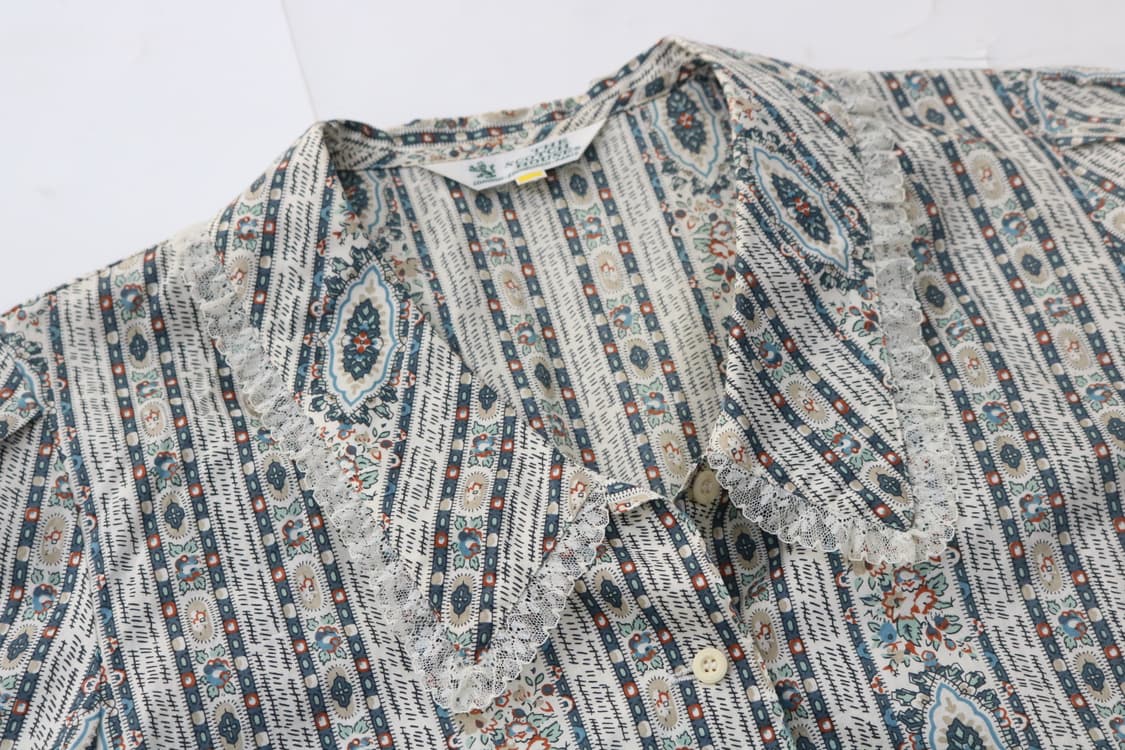  스코치하우스 빈티지 에스닉 페이즐리 레이스 블라우스 (F) 상품이미지4
