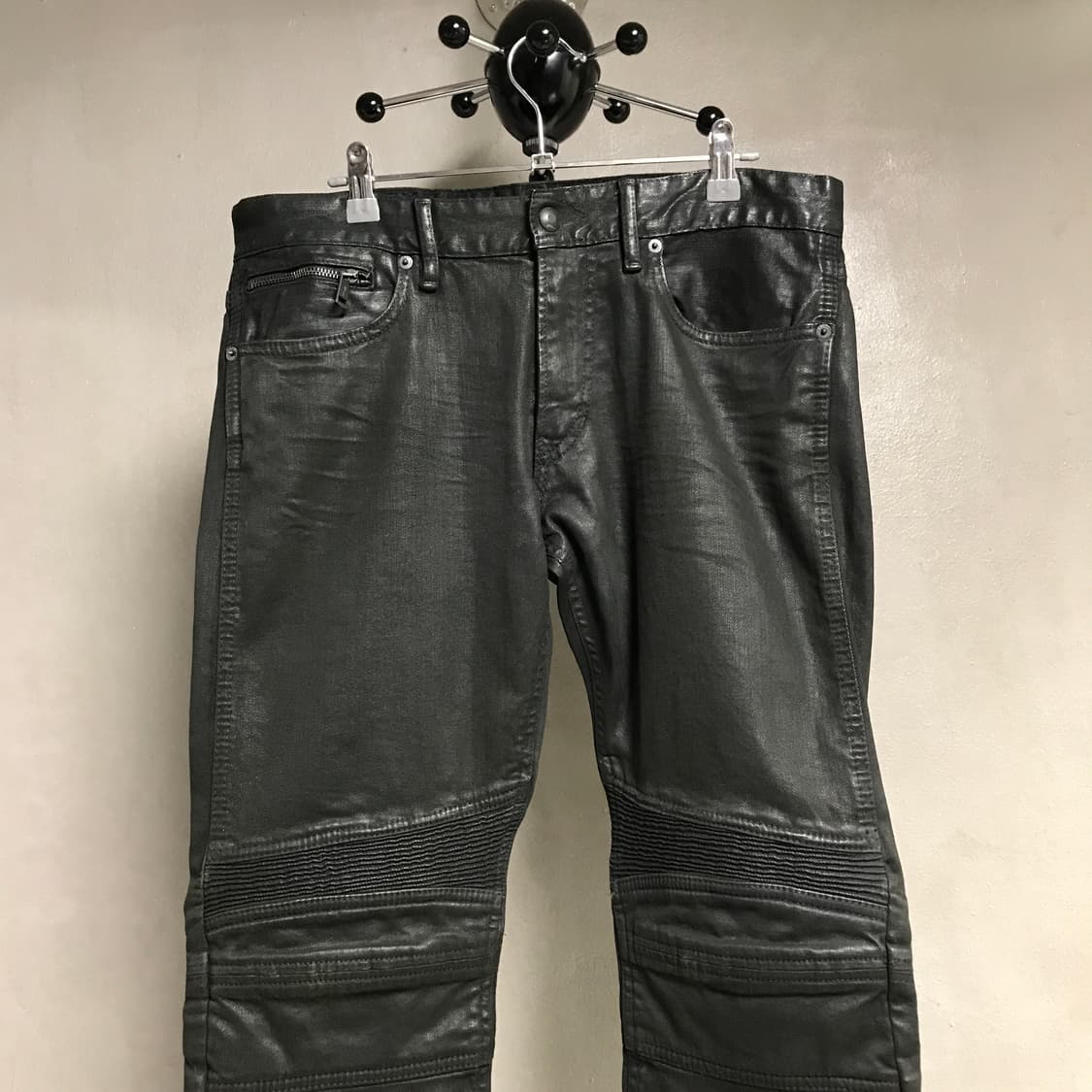 랄프로렌 블랙 가죽 팬츠 31/32 상품이미지2