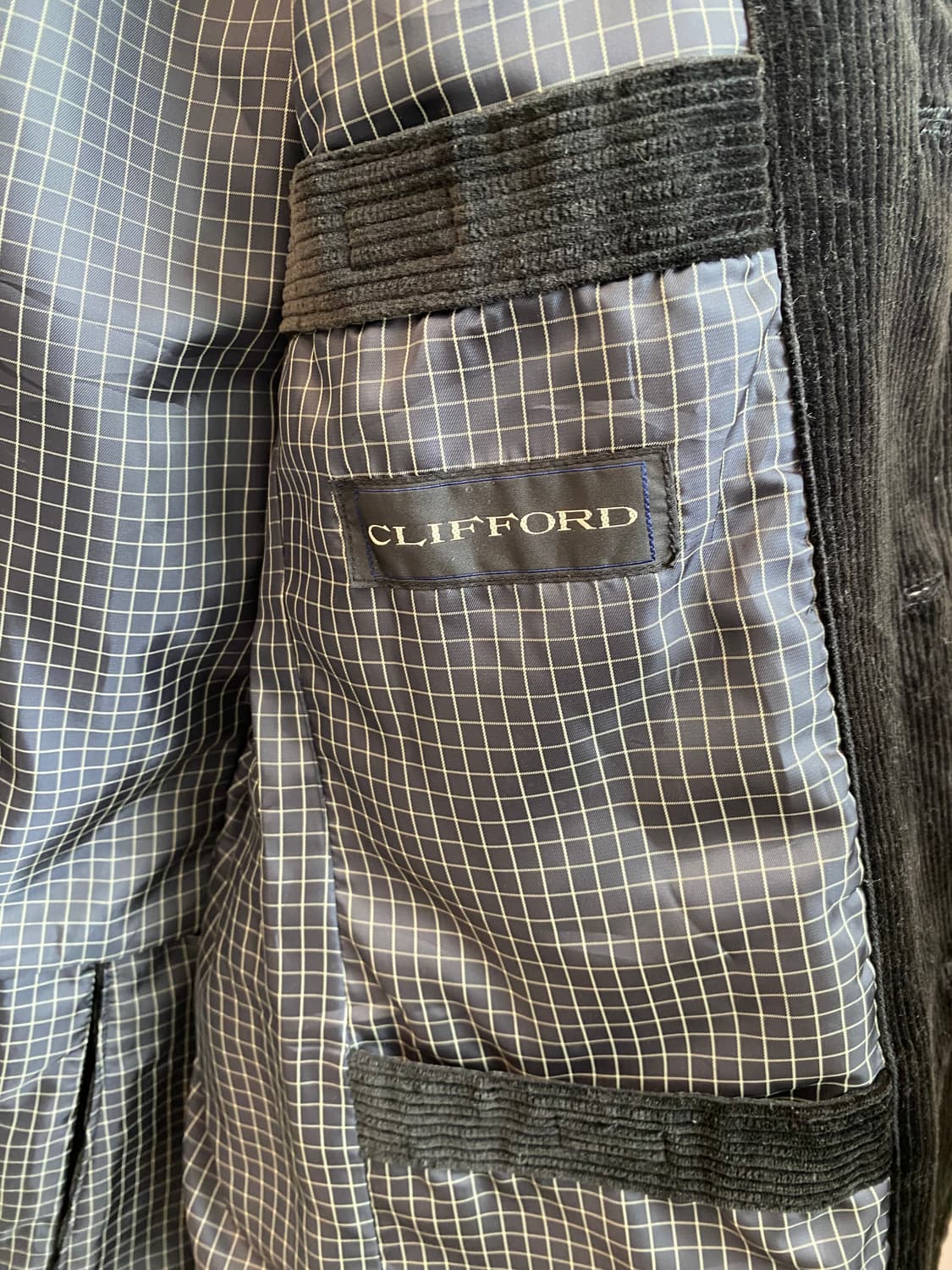 CLIFFORD 블랙 코듀로이 자켓(MEN M) 상품이미지9