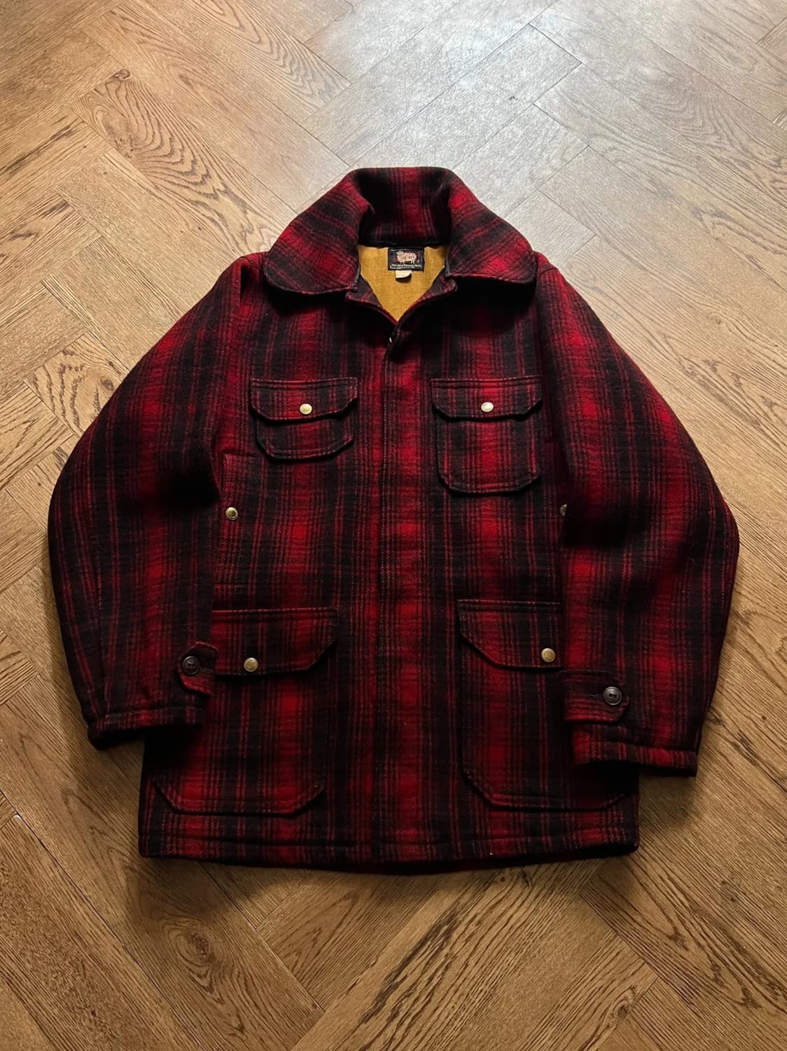 [M]50's 울리치 USA 오리지널 매키노 울 헌팅 자켓 상품이미지1