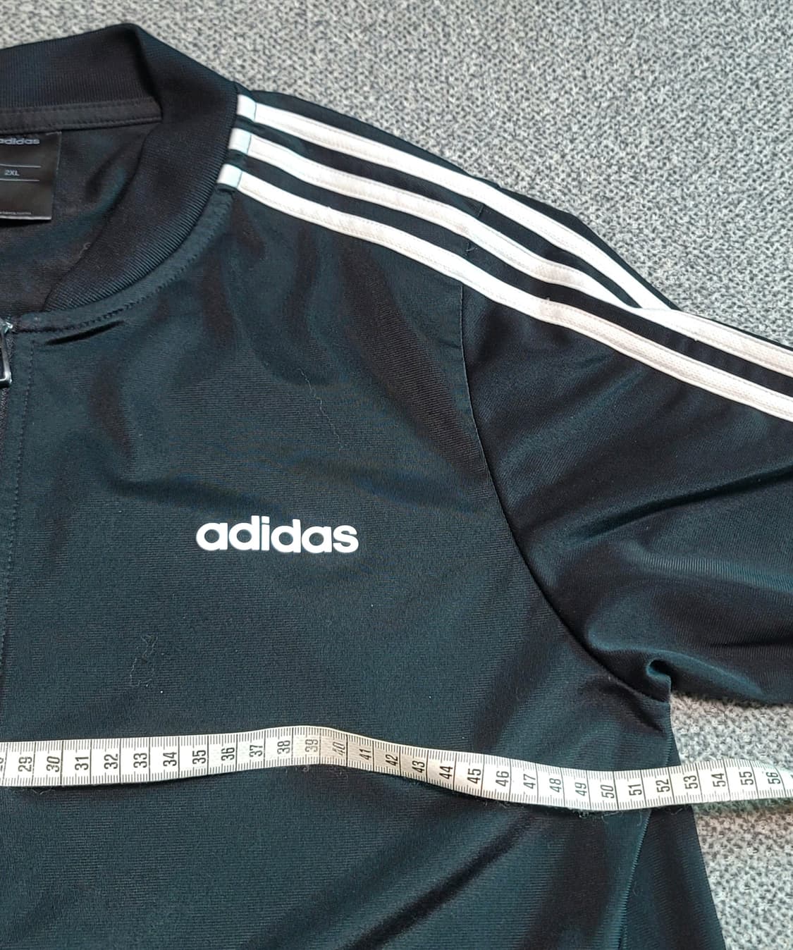 아디다스 삼선 져지 블랙 2XL 정사이즈 로 100  -105  적당 상품이미지3