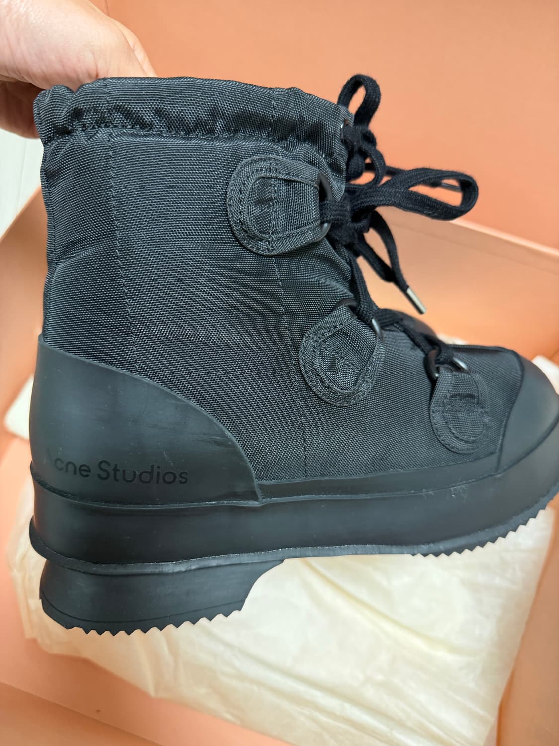 아크네스튜디오 레이스업 부츠 36 상품이미지4