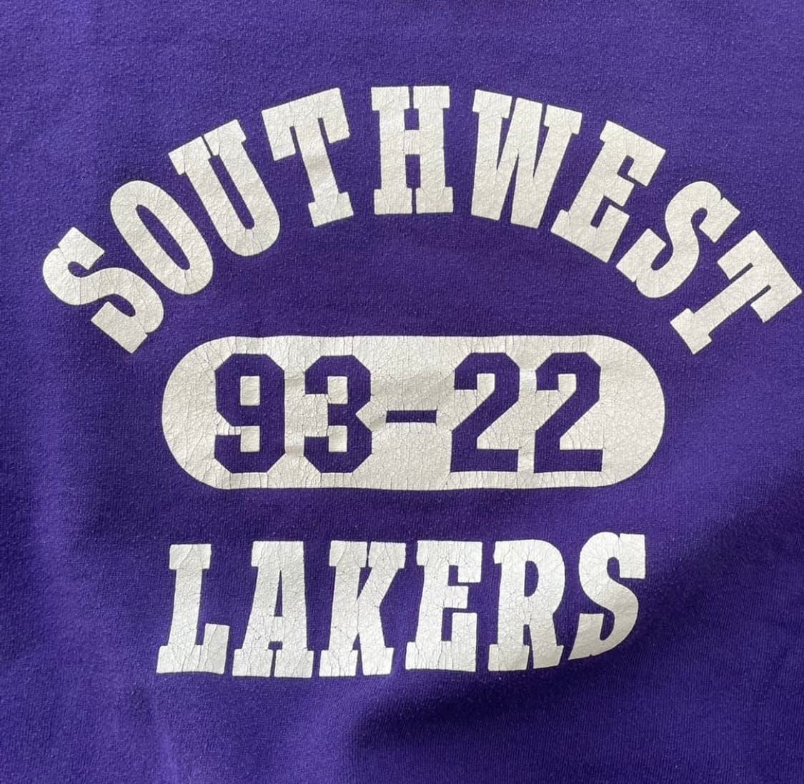 빈티지 러셀 애슬레틱 스웻셔츠 퍼플(화이트) XL 상품이미지4