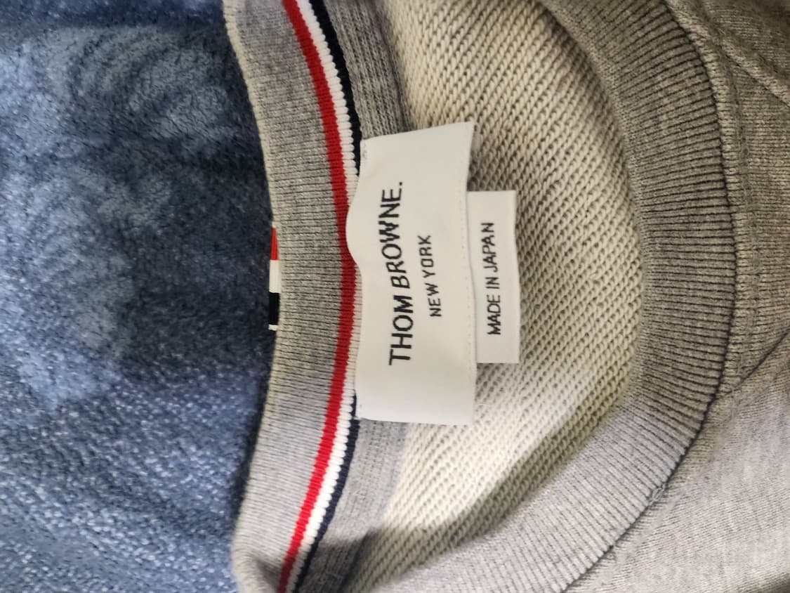 톰브라운 엔지니어드 사선 스웨트셔츠 라이트 그레이 상품이미지7